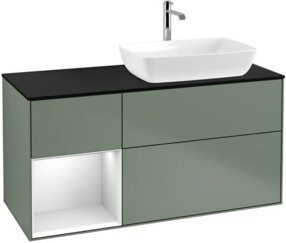 V&B Waschtischunterschrank Finion in Weiß lackiert, Breite: 120 cm, Tiefe: 50,1 cm, Höhe: 50,1 cm - Bild 1