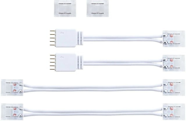 Paulmann MaxLED COB LED Strip Set in Multicolor und Weiß, 2er-Pack - Bild 1