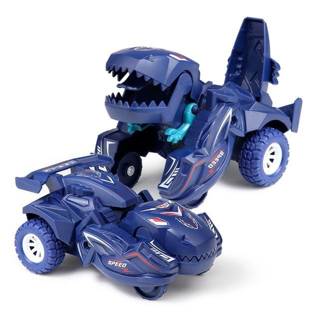 Best Life 888 Transformierendes Dinosaurier-Auto, blau - Bild 4