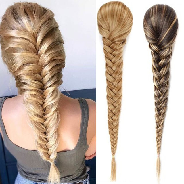 GUIMU Fishbone Braid Haarverlängerung, 16 Zoll, Damen - Bild 1