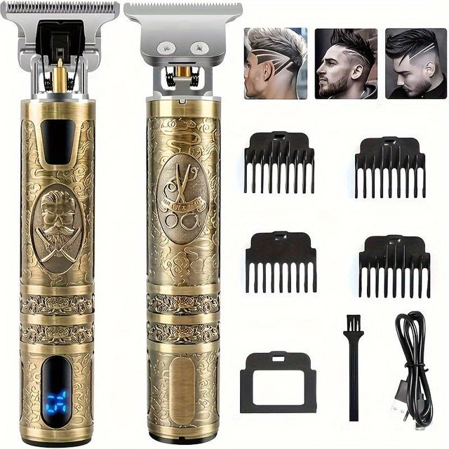 JR-Studio Haarschneider und Bartschneider, Gold, Herren - Bild 1