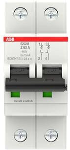 ABB S202M-Z63 Leitungsschutzschalter 63A 400V Grau - Bild 1