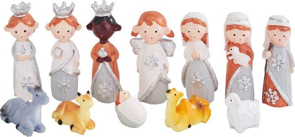 VBS Krippenfiguren für die Weihnachtsdekoration in Mehrfarbig