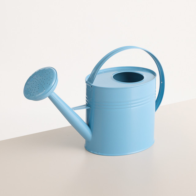 BLUME2000 Metall Gießkanne in Blau im modernen Design - Bild 1