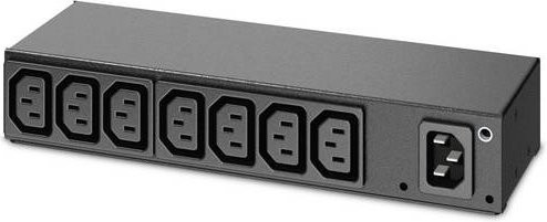 APC Basic Rack PDU AP6015A Stromverteilungseinheit Schwarz mit 8 IEC 60320 C13 Ausgängen und IEC 60320 C14 Eingang 1U - Bild 2