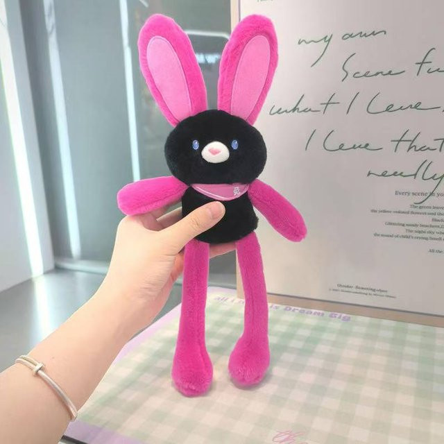 Yiran Health & Beauty Kaninchenpuppe, Plüschtier, 30cm, ab 14 Jahren - Bild 1