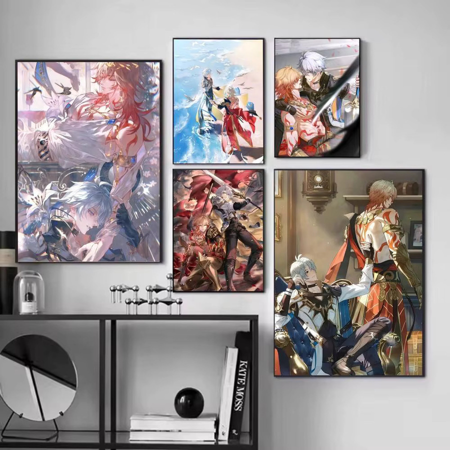 Selbstklebender Anime Game Poster Druck Phaidon And Mydei Star Rail Motiv in Mehrfarbig - Bild 2