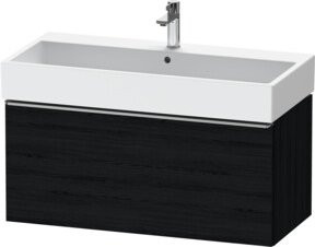 Duravit Waschtischunterschrank D-Neo wandhängend in Schwarz mit 1 Auszug - Bild 1