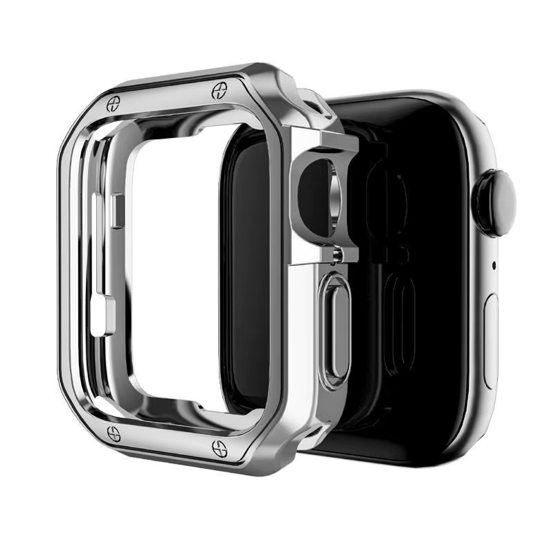 jansin Uhrenarmband Titan, Silikon, Silber, Herren - Bild 2