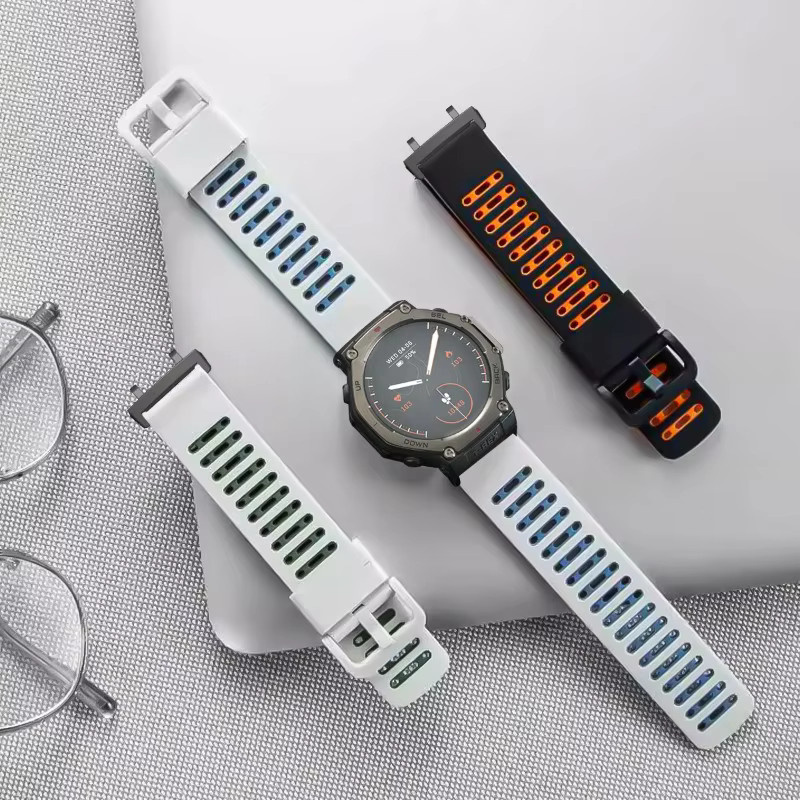 CAOWTAN Uhrenarmband Silikon, Bunt, Unisex - Bild 2