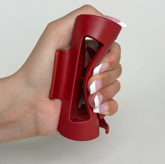 Haarspange Silikon, Haifisch-Clip, Damen - Bild 1