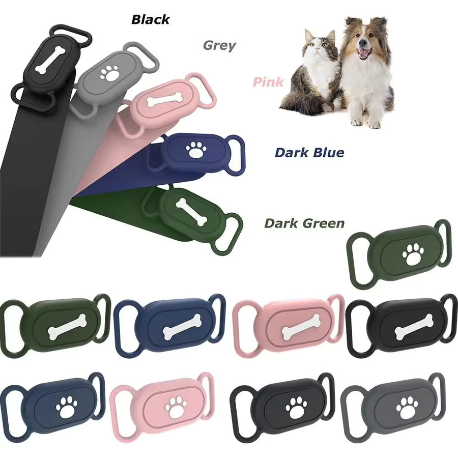 Samsung Galaxy SmartTag2 Silikon Schutzhülle Pet Locator Wasserdicht Schwarz - Bild 5