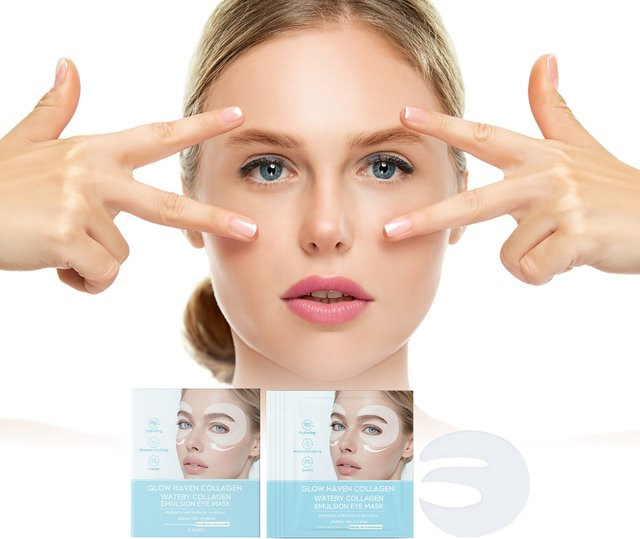 Hoygi Pro-Kollagen E-Typ Augenpatches, Kollagen, Vitamin C, Unisex - Bild 1