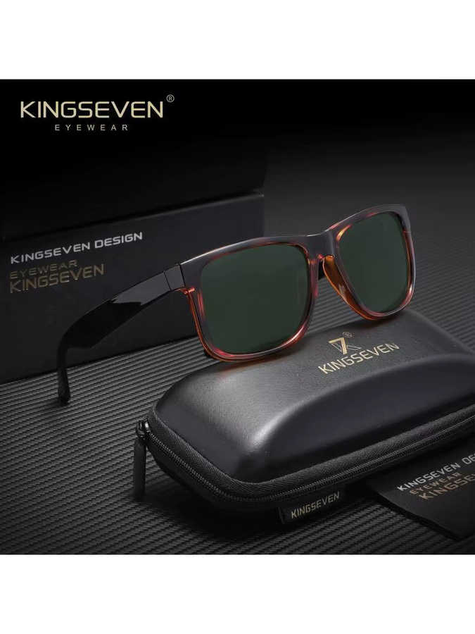 KINGSEVEN Sonnenbrille, Vollrand, Square, Kunststoff, Unisex, polarisiert - Bild 4