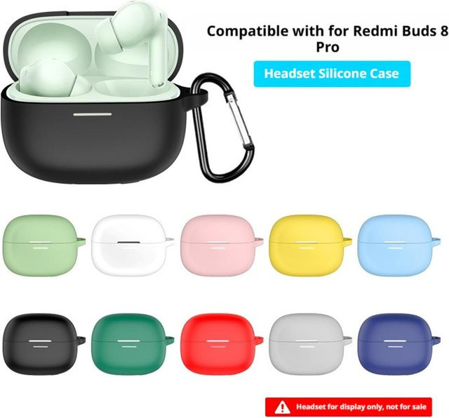 Xiaomi Silikon-Schutzhülle für Redmi Buds 8 Pro in Blau, stoßfest und staubdicht - Bild 1