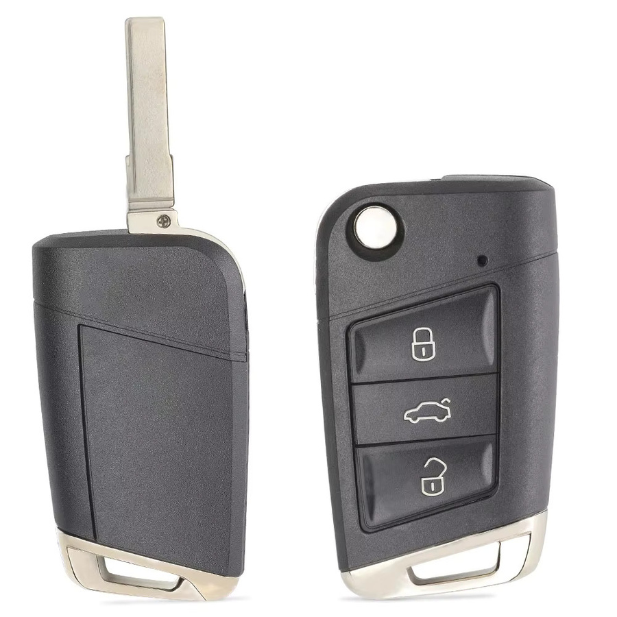 Original Volkswagen Keyless Go Smart Remote Key 5G6 959 752 BL Schwarz 434 MHz für Tayron, T-Roc und Tiguan - Bild 4