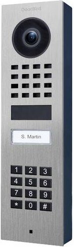 DoorBird D1101KV IP-Video-Türsprechanlage Aufputz aus Edelstahl in Silber (gebürstet) mit Wi-Fi - Bild 1
