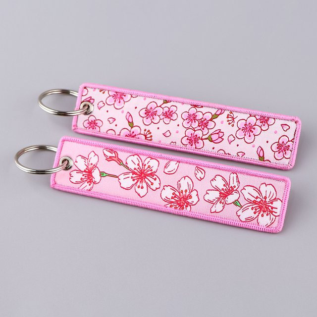 Ramulus Schlüsselanhänger Sakura Stickerei, Rosa, Damen - Bild 1