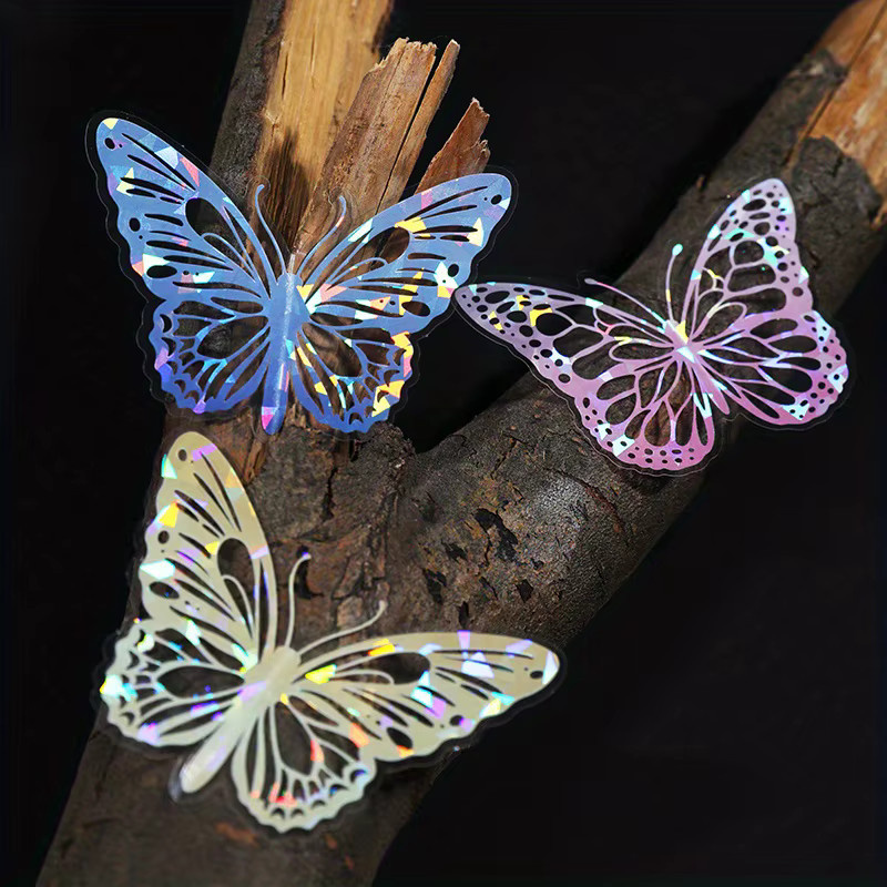 20 Stück Butterfly Island Collection Vintage DIY Dekoration Aufkleber mit Shell Glitter in Multicolour für Scrapbooking - Bild 3