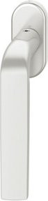 FSB Fenstergriff ovale Rosette in Aluminium mit 7mm Stift, 10mm Nocken und einem Stiftüberstand von 24-38mm - Bild 1