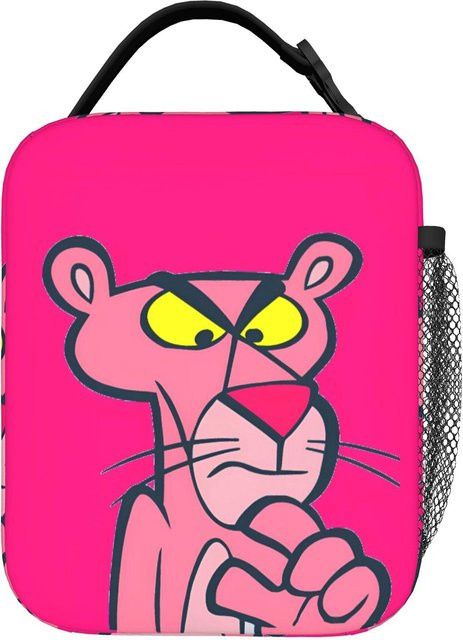 Bandai Pink Panther Isolierte Lunchtasche in Pink für Arbeit und Reise - Bild 1