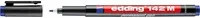 edding Folienstift 142 M Permanentmarker mit feiner Spitze in Blau, Schwarz oder Rot - Bild 1