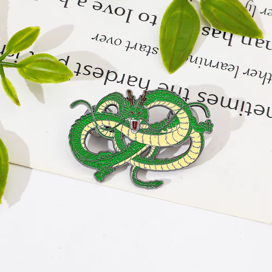 Bandai Brosche, Anime-Drachen, Emaille - Bild 4