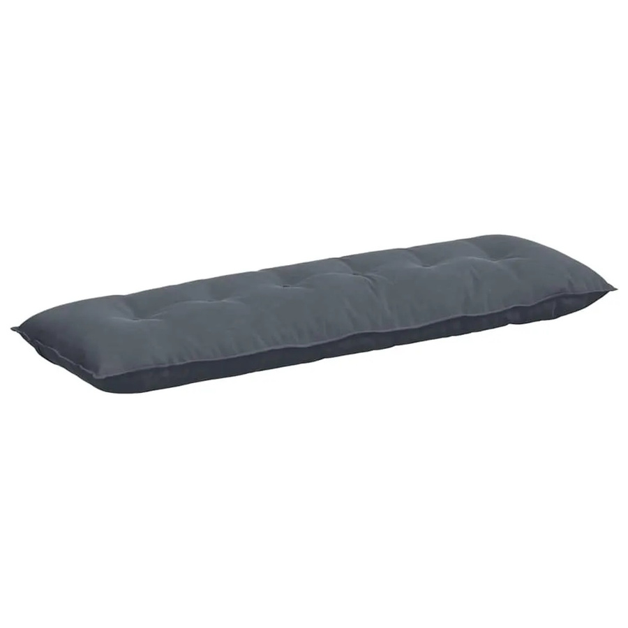 vidaXL Rückenkissen aus Cordstoff in Dunkelgrau, B: 160 cm, H: 50 cm - Bild 2