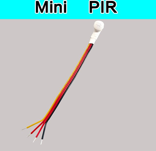 IKSLED Mini-PIR-Schalter Infrarot-Bewegungssensor für LED, Farbe: Weiß - Bild 1