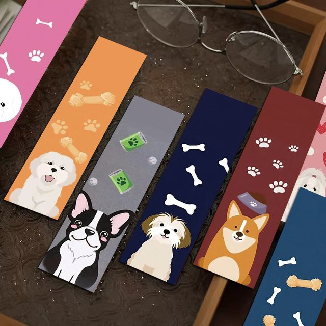 30 Stück Kawaii Cartoon Hund Lesezeichen in Multicolour für Studenten und DIY Dekorationen - Bild 1