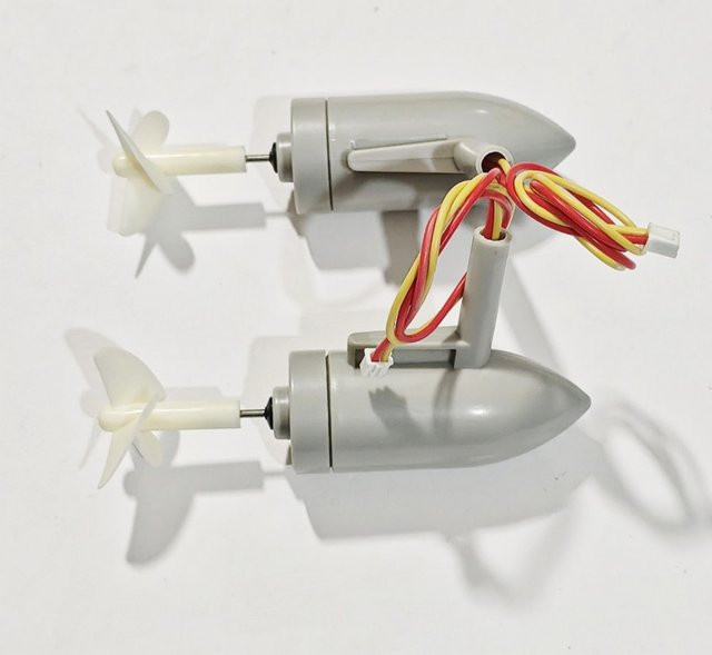 YUENHOANG Unterwasserstrahlruder, 1 Paar, mit 390 wasserdichtem Motor, 3-Blatt-Propeller - Bild 1