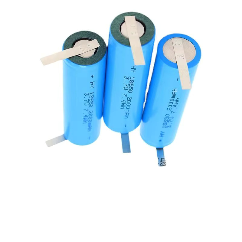SHSEJA 18650 Lithium-Ionen-Akku 3,7V 2000mAh in Blau für Taschenlampen und Laserpointer - Bild 2