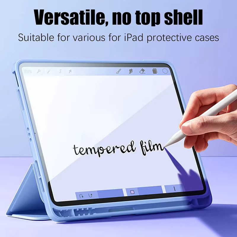Transparentes HD gehärtetes Glas Displayschutzfolie für Apple iPad Pro 12.9 11, iPad Mini 6 5 4 3 2 und iPad 10 9 8 7 - Bild 4