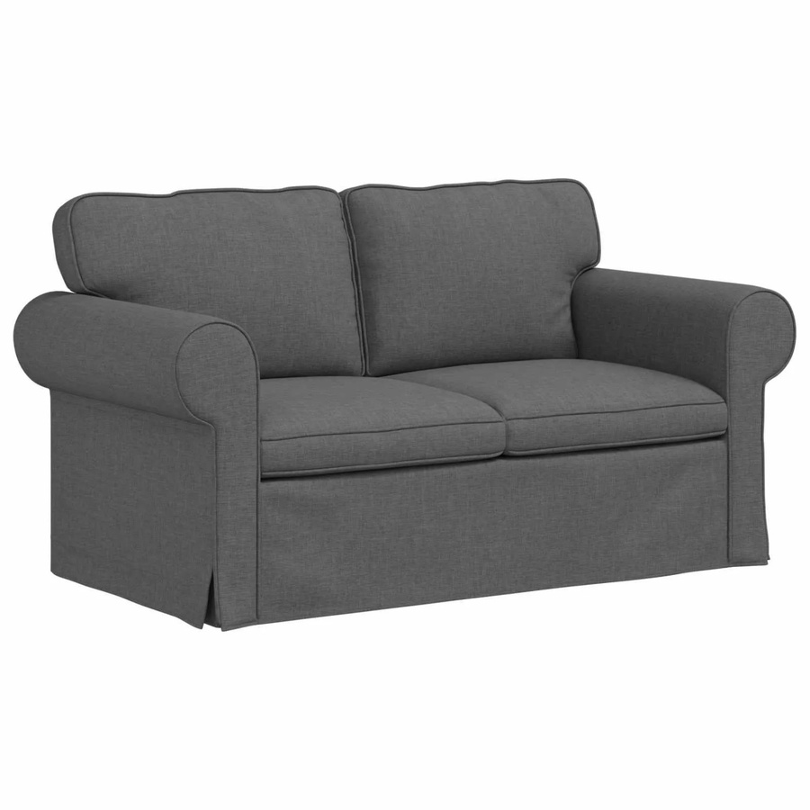 vidaXL Sofa Dunkelgrau mit Stoffbezug und modernem Design B/T/H: 215 x 82 x 80 cm - Bild 2