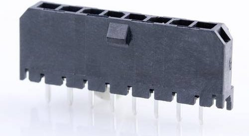Molex Einbau-Stiftleiste Standard Schwarz 8-polig mit 3mm Rastermaß - Bild 1