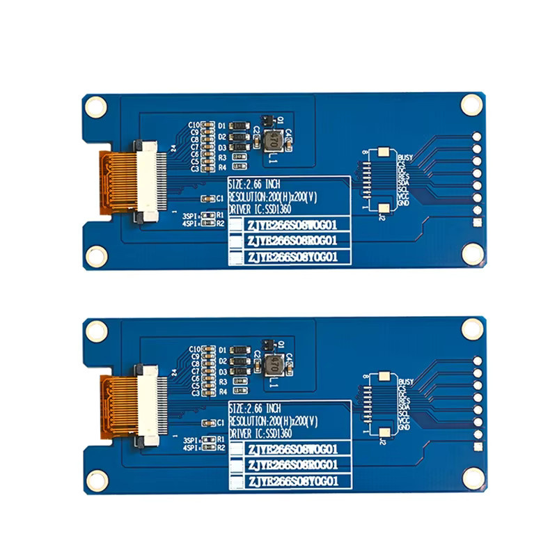 SUNMAXIC 2,66 Zoll E-Paper Display mit SSD1680 Treiber, Schwarz-Weiß EPD-Tintenbildschirm mit SPI-Schnittstelle und 8Pin Anschluss - Bild 3