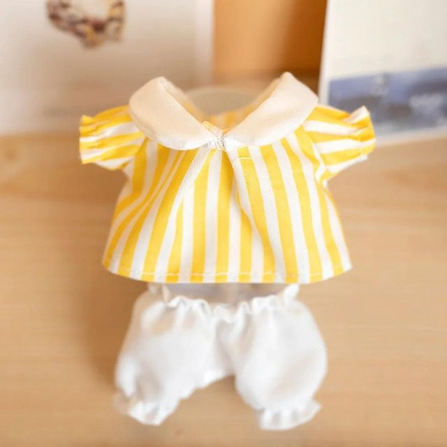 Kidsly Labubu Doll Outfit-Zubehör, Kleidung, gelb, 2-teiliges Set, ab 14 Jahren - Bild 1