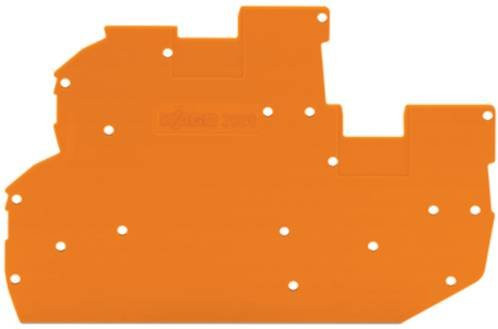 WAGO 2020-2292 Abschlussplatte in Orange, 25 Stück - Bild 1