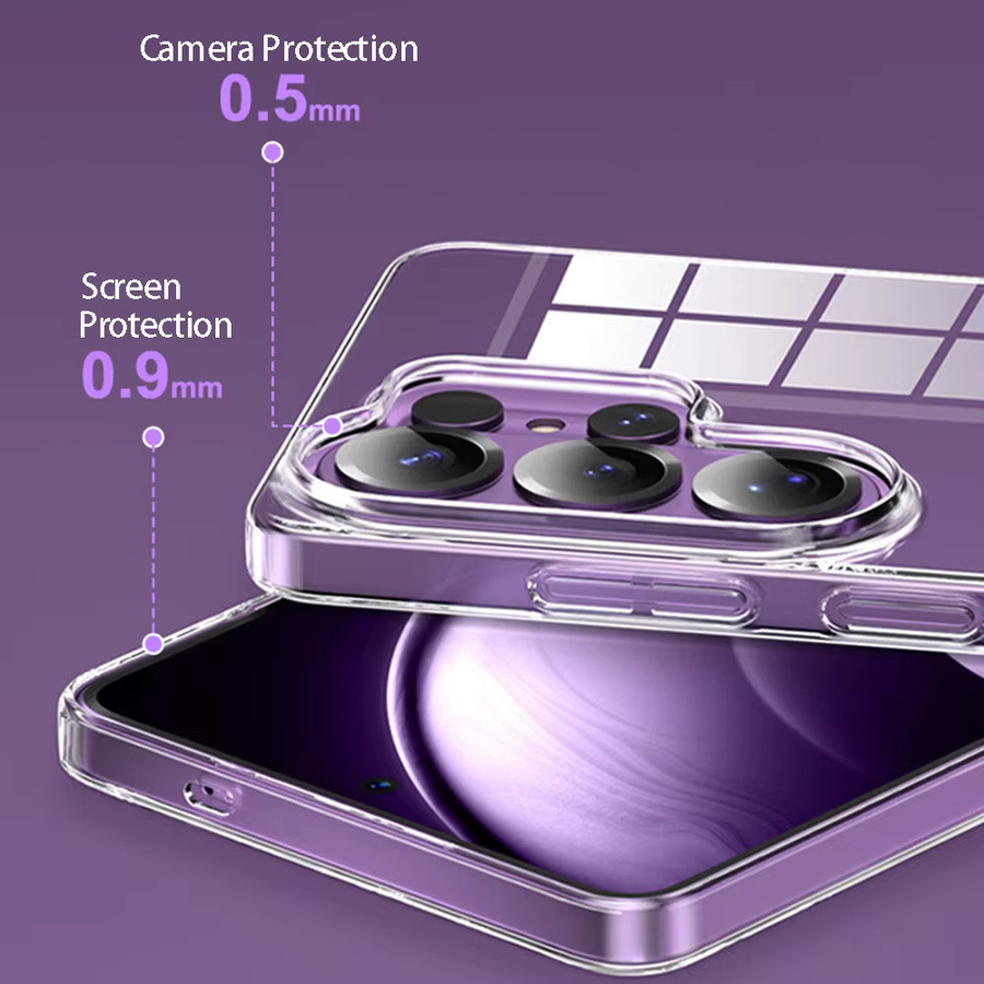 KaiYingF Ultradünne Silikon-Schutzhülle für Samsung Galaxy S26 S25 S24 S23 S22 S21 FE Ultra Plus Transparente Handyhülle - Bild 2