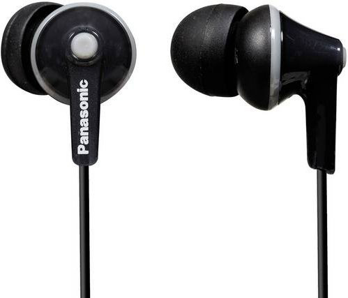 Panasonic RPHJE125EK In-Ear Ohrkanalhörer mit 3,5 mm Klinkenanschluss in Schwarz - Bild 1