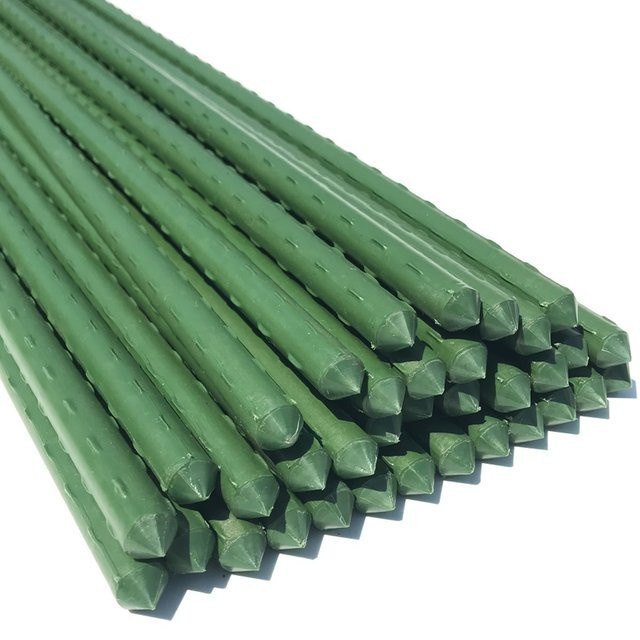 Sturdy Growth 20er-Pack Mehrzweck-Pflanzenstützpfähle in Grün für Gemüse und Weinreben - Bild 1