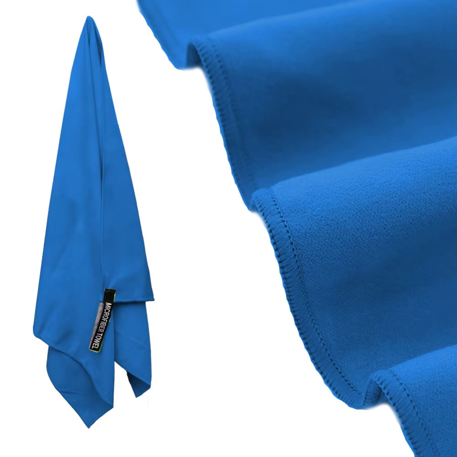 PKFC Mikrofaser-Handtuch in Blau, weiches und saugfähiges Strandtuch für Camping, Reisen und Strand - Bild 3