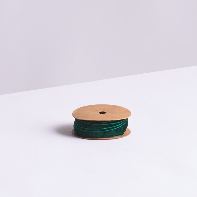 Samtband von BLUME2000 in Grün aus Nylon, 5 Meter - Bild 1