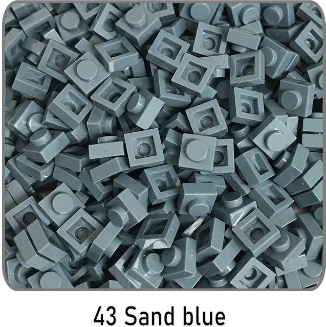 Wucifang Bags DIY Pixel Art Bausteine, 500-teiliges Set, Bunt / Mehrfarbig, Grau - Bild 1