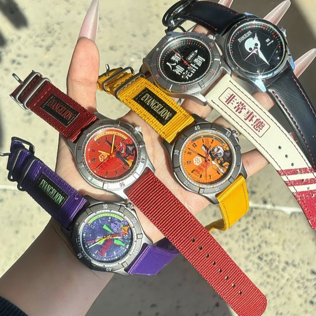 Bandai Armbanduhr Neon Genesis Evangelion, Silber, Unisex - Bild 1