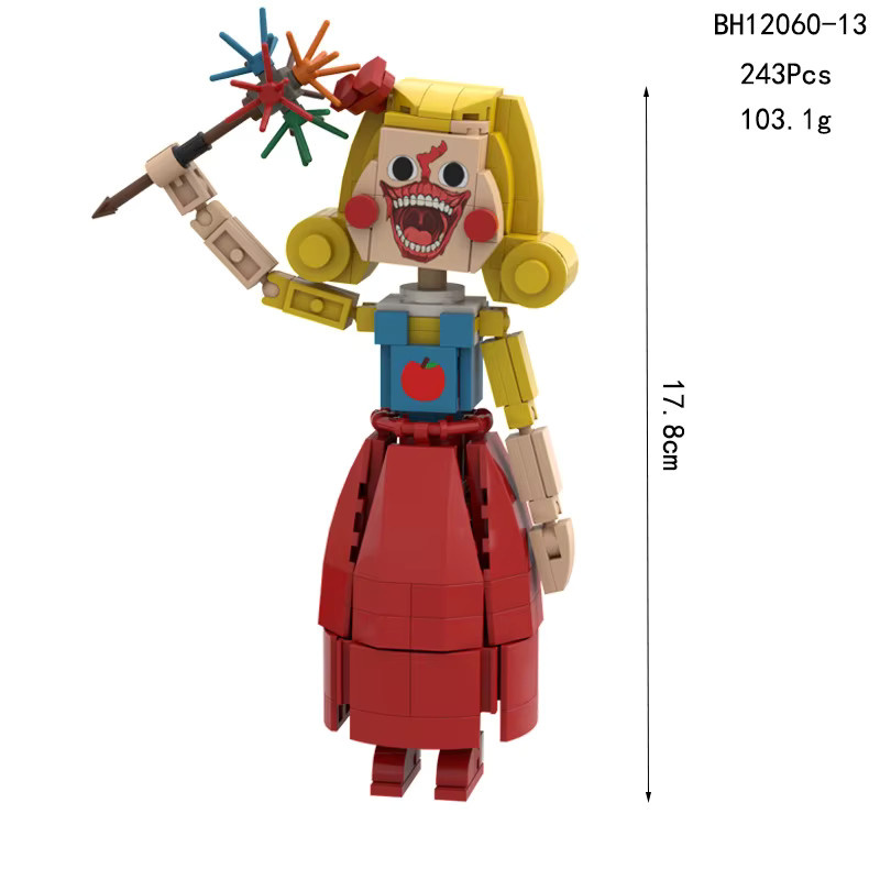 Poppy Playtime Montage-Minibauklötze Figuren, Kunststoff, Mehrfarbig - Bild 2