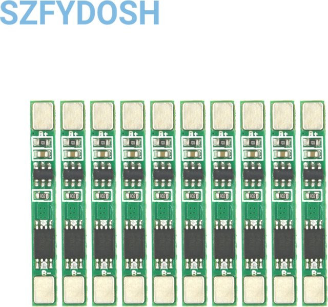 Single-String 18650 Lithium-Polymer-Batterie Schutzplatine 3,7 V mit IC 2 A 3 A in Grün - Bild 1