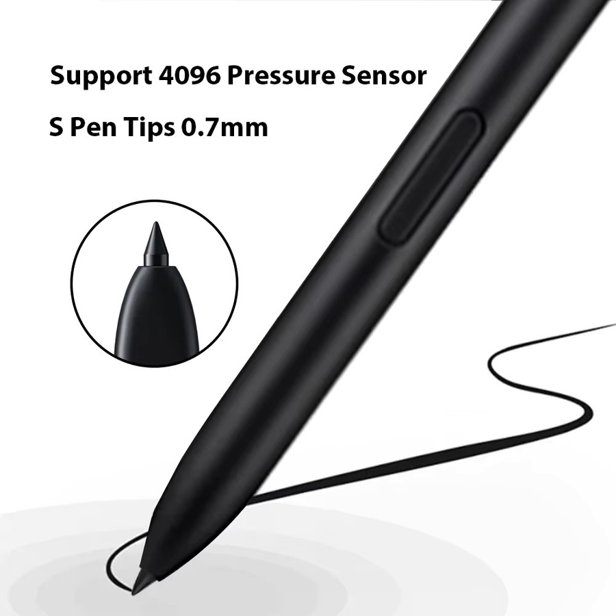 Samsung Eingabestiftspitze für Galaxy Tab S6 Lite, S7 FE, S8 Plus und S9 Ultra in Schwarz mit 4096 Druckstufen Unterstützung - Bild 3