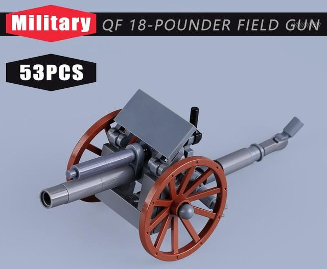 WK1 Militärserie Panzer Krupp Artillerie, Bausteine, ab 14 Jahren - Bild 1