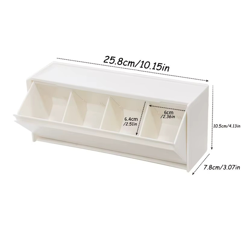 Untior Aufbewahrungsbox für Make-up-Pads und Wattestäbchen, Organizer für Kosmetikpads und Hygieneartikel, Weiß - Bild 4